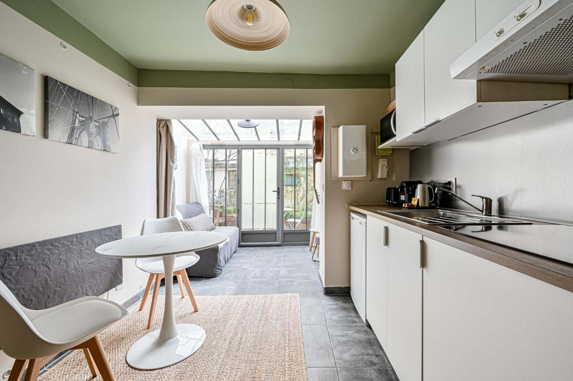 Апартаменти L'Oasis Parisien - 2 Pers - Metro Oberkampf Екстер'єр фото